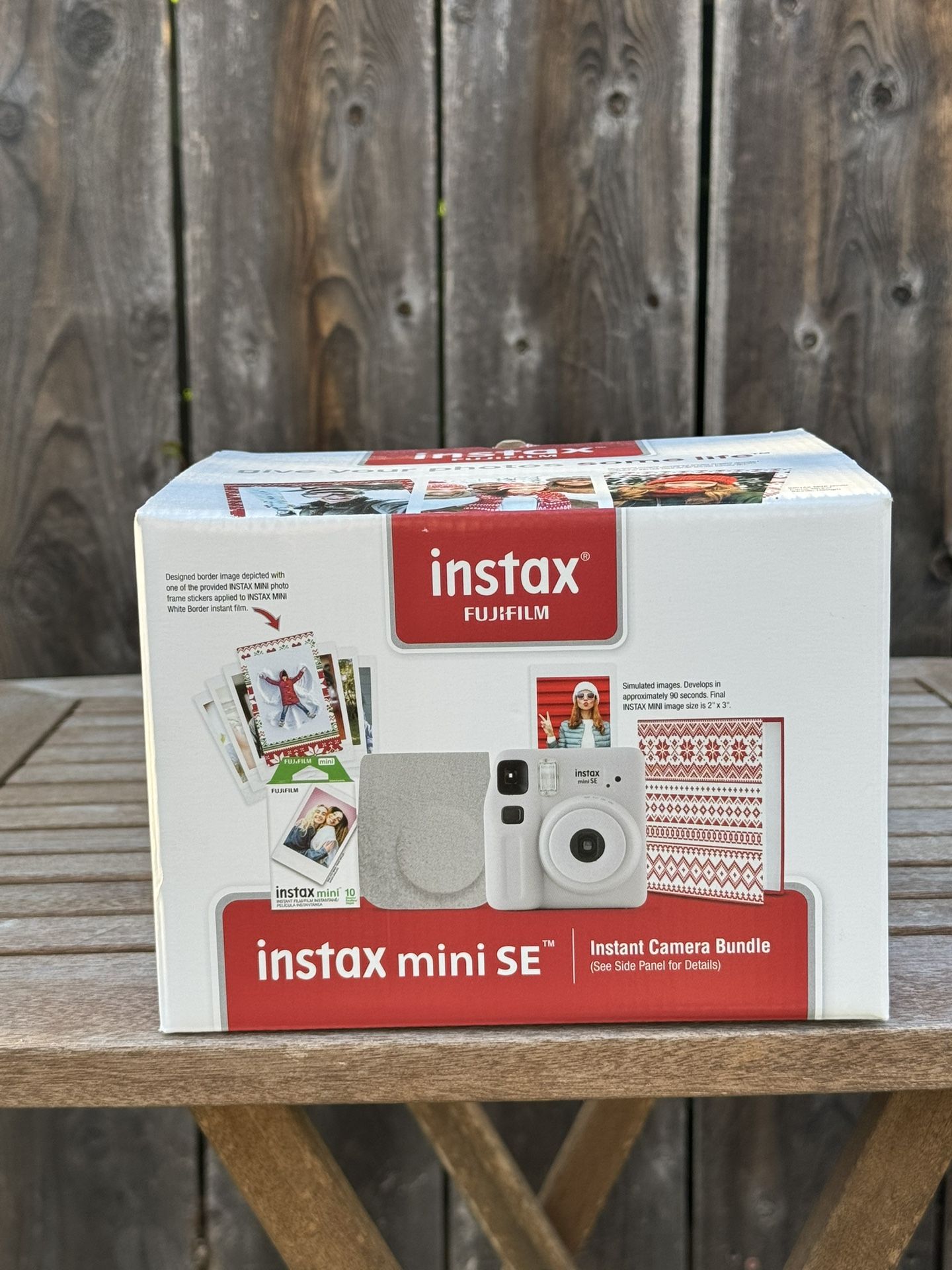 Instacart Fujiflim Mini Se Gray Camera Bundle 