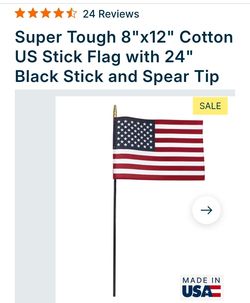 New plastic  American flag