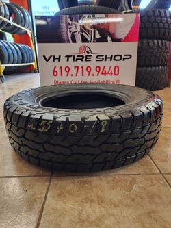 (1) 255 70R 18 IRONMAN ALL COUNTRY A/T 2557018 USED TIRE (SEMI NEW) MOUNT BALANCE INCLUDED
