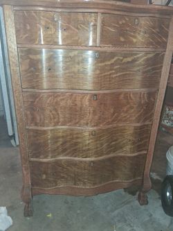 Newly Finished Antique Dresser