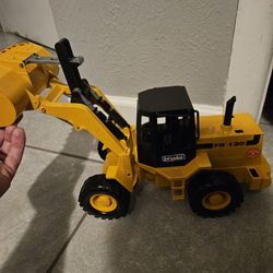 Bruder Tonka Truck Wheel Loader With Warren Cat Dump Truck