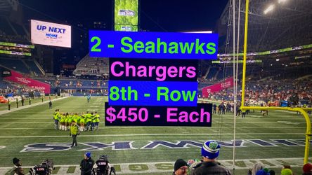 Seahawks Chargers Tickets