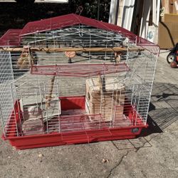 X Large Bird Cage With toys 