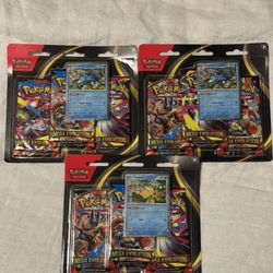 Pokemon Mega Evolutions 3 Pack Blisters