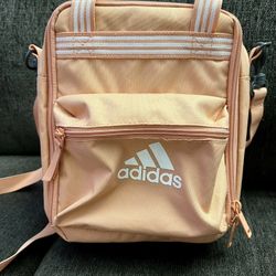 Peach/Coral Colored Adidas Lunch Bag