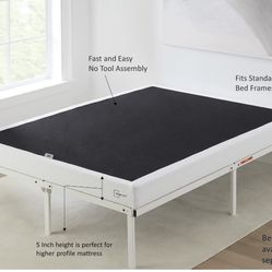 Mainstays 5" Queen Easy Assembly Smart Metal Box Spring,🔥