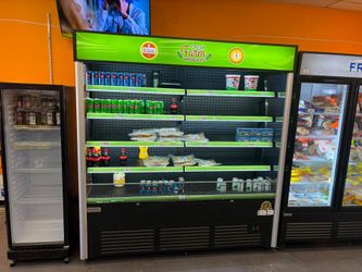 NAFCOOL COMMERCIAL OPEN AIR DISPLAY REFRIGERATOR COOLER FOR SALE-  2 REFRIGERATORS
