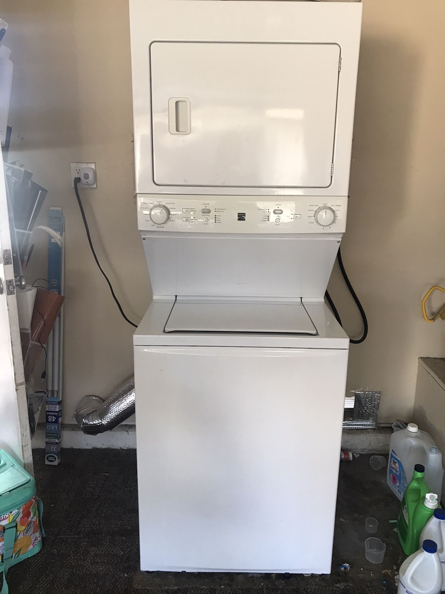 Sears kenmore stackable washer and dryer best sale