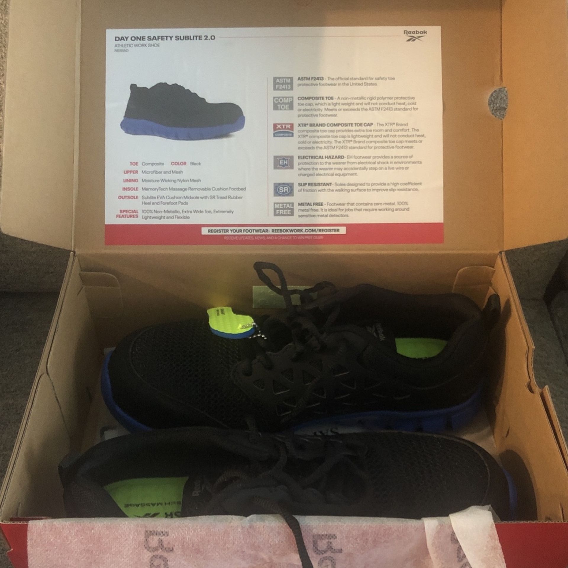 NIB Reebok Athletic Work Shoe