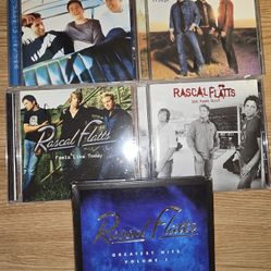 Rascal Flatts 5 CD LOT: Greatest Hits, Vol. 1 (2 Discs)/Feels Good/Melt/Today