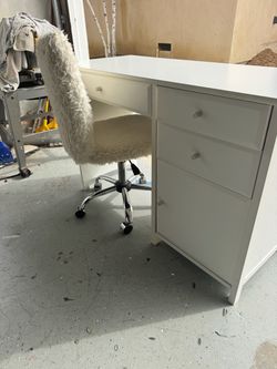 Desk and chair