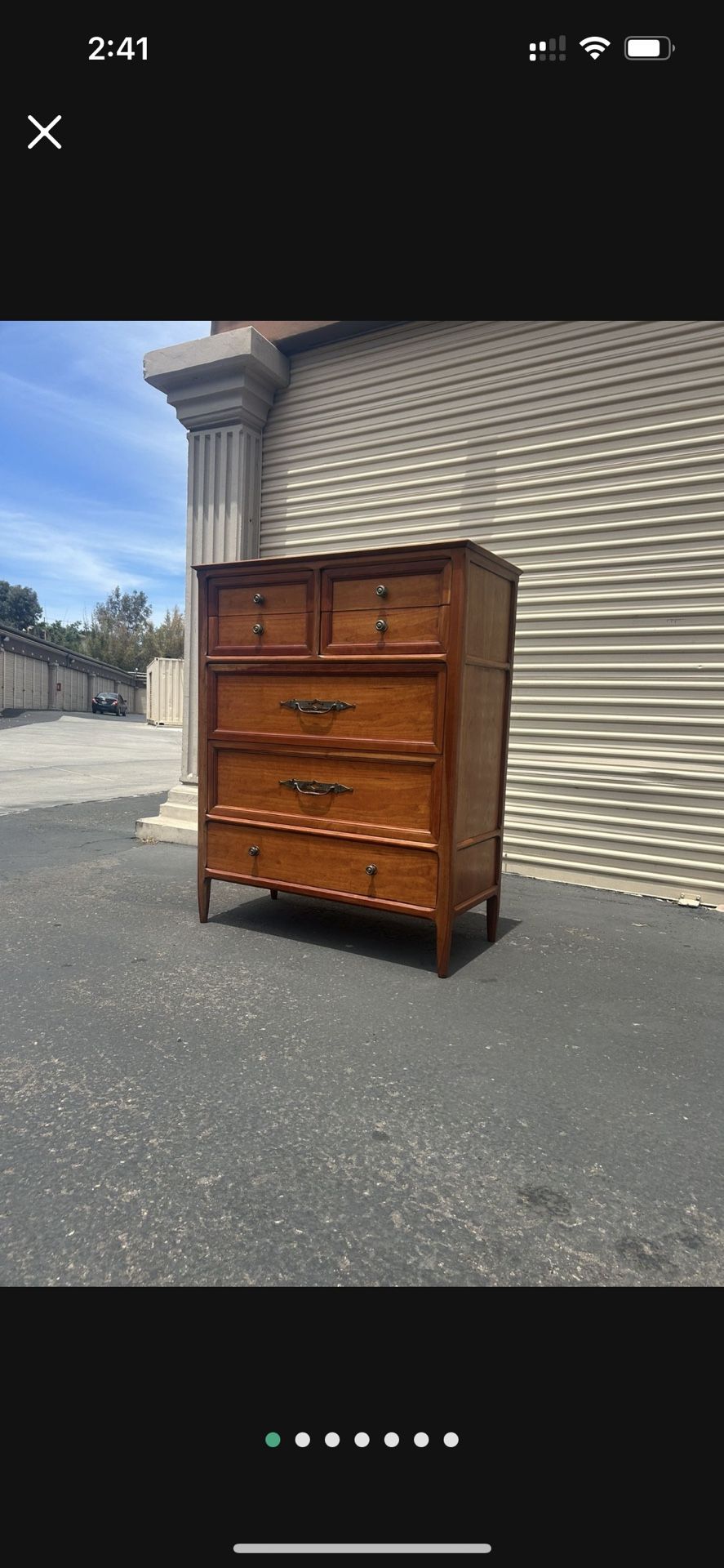 Mid Century Modern Tall Dresser By Century