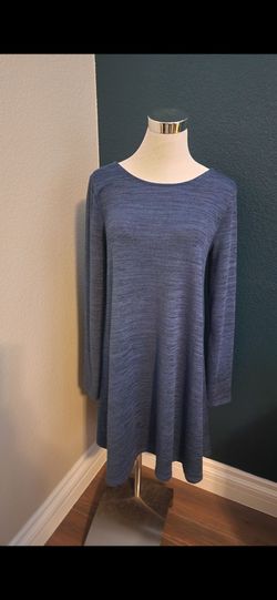 Blue long sleeve dress in size M