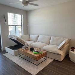 New Beige Cloud Sectional (Sealed Brand New)