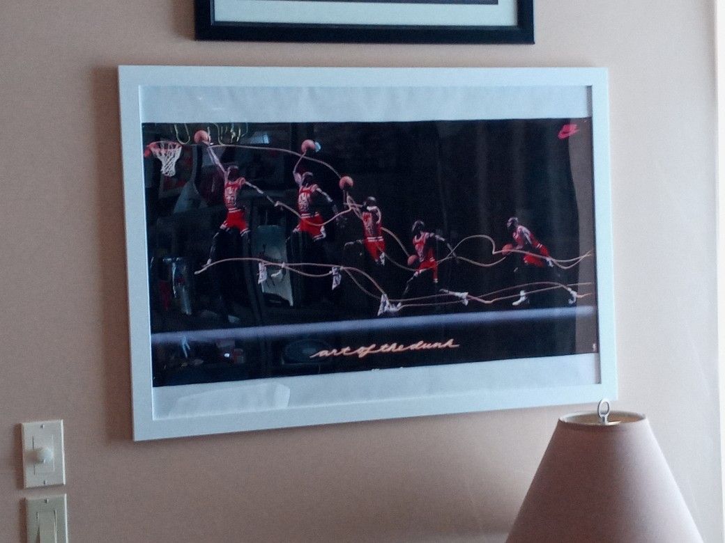 1992 Nike "Art Of The Dunk" Michael Jordan Poster