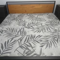 King Size Mattress and Bedframe