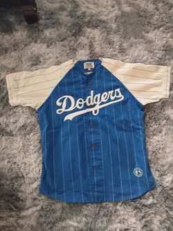 Vtg 90s LA Dodgers Mike Piazza #31 Pinstripe Baseball Jersey Mirage Size Large