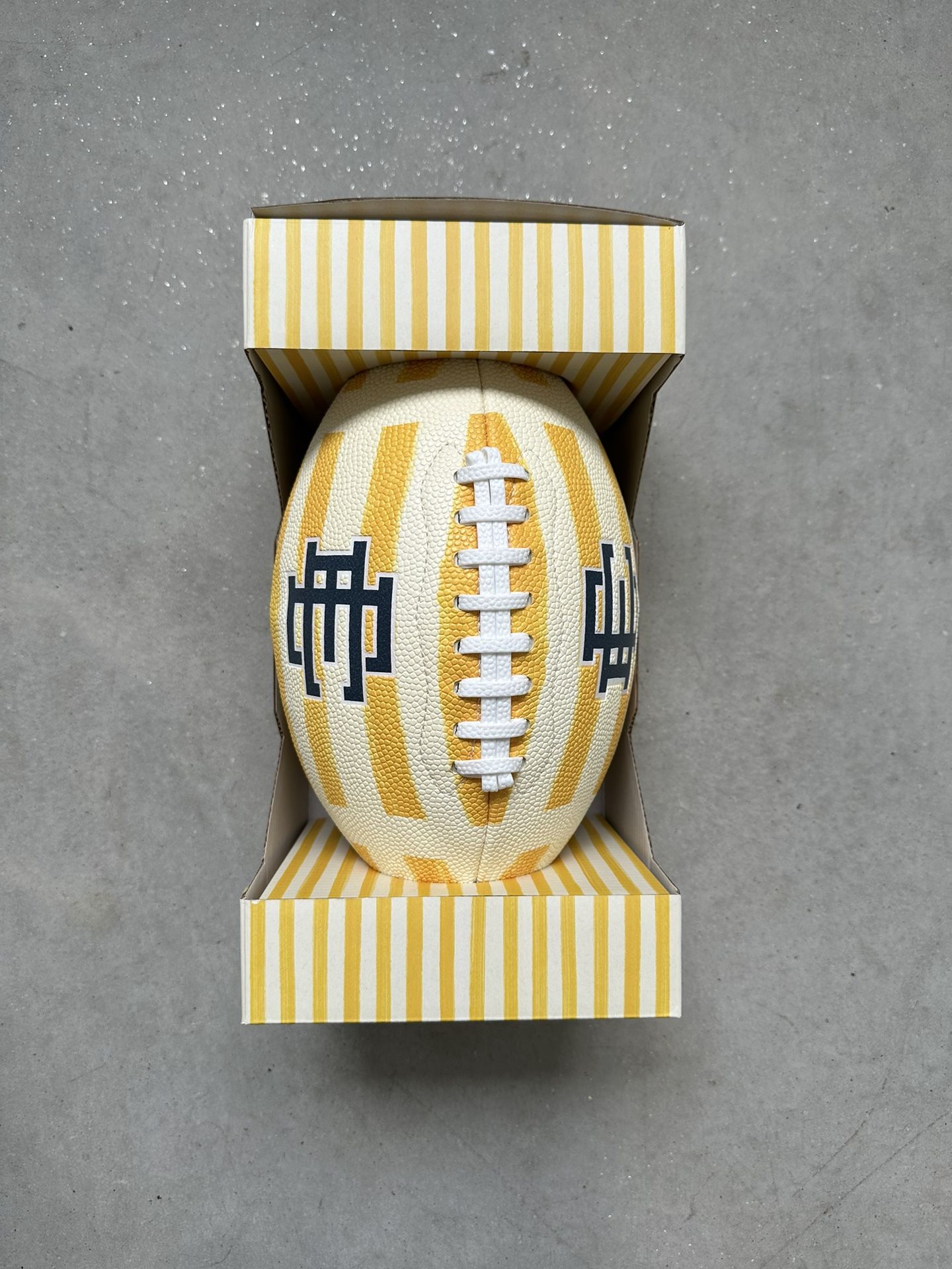Eric Emanuel EE Football Core Leather Yellow/White East Hampton Exclusive