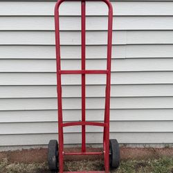 Red Metal Dolly Hand Truck