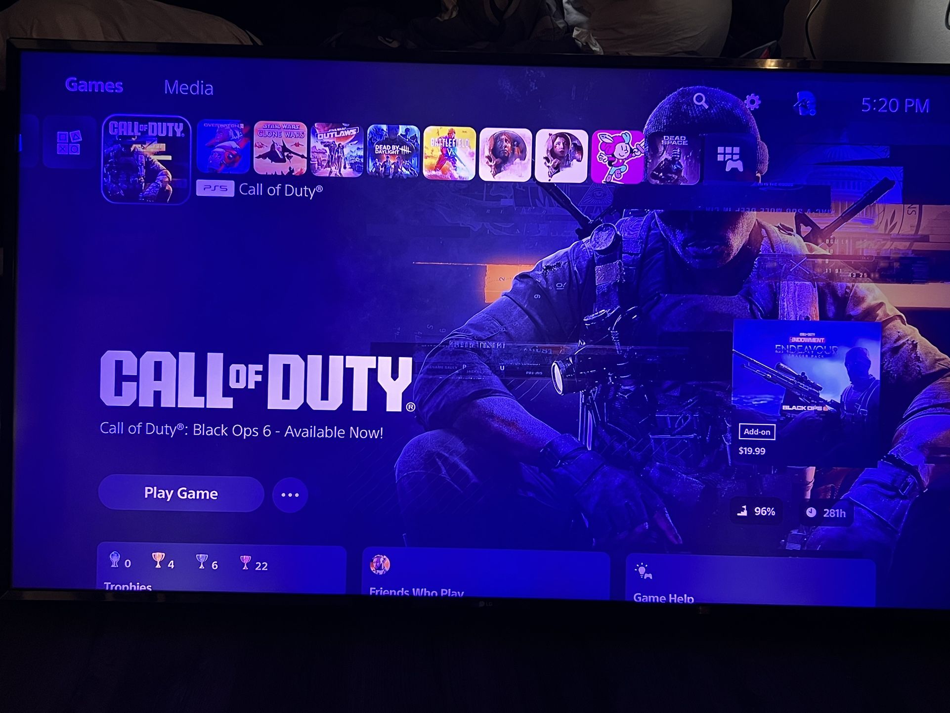 LG 65” Smart TV