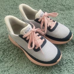 Kizik Women's Athletic Shoes - Pink and White