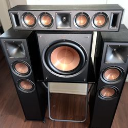 Klipsch R-620F Klispch R-34C Center Sub R-120sw 