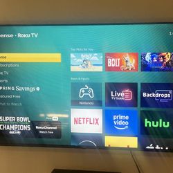 58” Hisense Roku TV