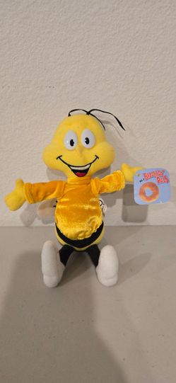 Vintage 1997 General Mills "Breakfast Pals" Honey Nut Cheerios Bee Plush (~8") w/ Tags