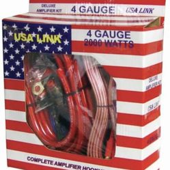 4Gauge 2000w amplifier wiring kit 