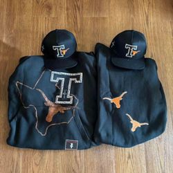 Texas Longhorns x Travis Scott Hoodie, Hats
