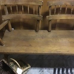 Double Wood Chair