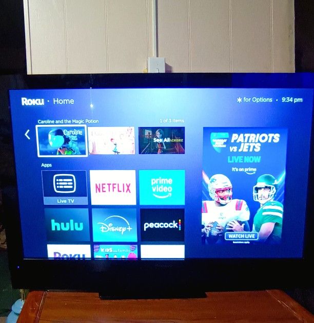 50 Inch Pioneer Plasma TV +🔥Glow In The Dark Remote+Stand