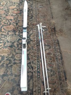 Hagan SLS Soft 195 Ski's with Rossignol Pole's