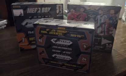 Soccer Trading Cards 2026 FIFA World Cup Prizm Mega and Retail and Mega Select