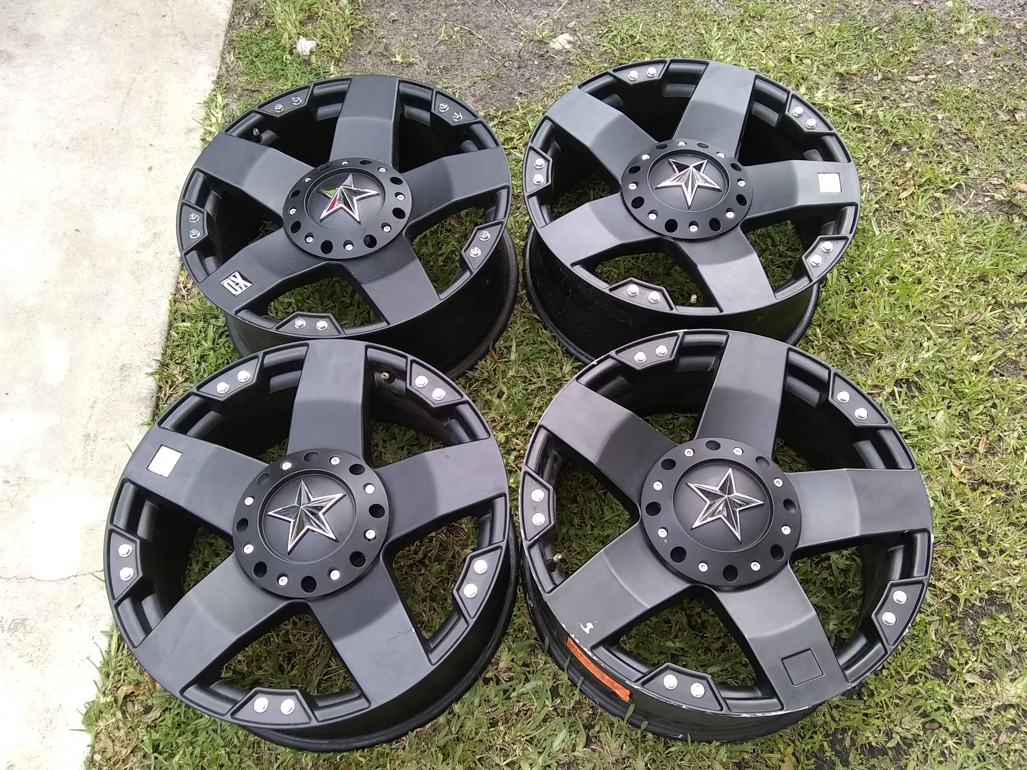4 20 inch Rockstar wheels rims 5x150 Toyota Tundra 20x8.5 Sequoia