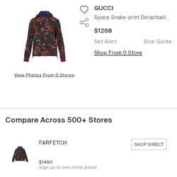 Gucci Jacket (Garden of Eden-inspired snake motif)