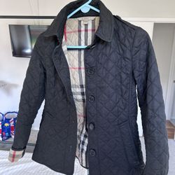 Burberry Brit Women's BlackQuilted Lined Jacket 
