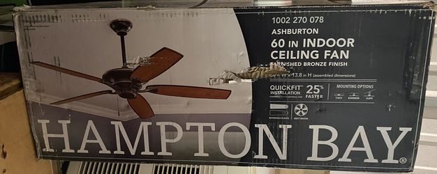 Hampton Bay 60” Ceiling Fan
