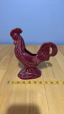 Ceramic Rooster Vase