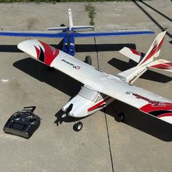 Two Eflite RC Plane And DX8 Radio