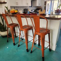 4 Tall Bar Chairs