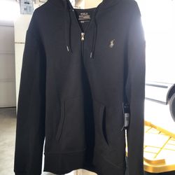 New Authentic Polo Hoodie w Tags