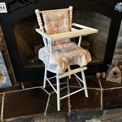 Wooden Doll High Chair 