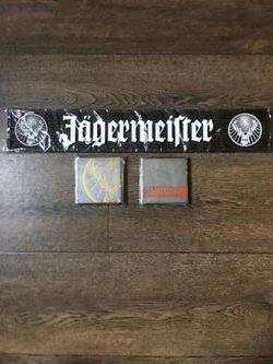 Jagermeister Rail Mat & Coasters