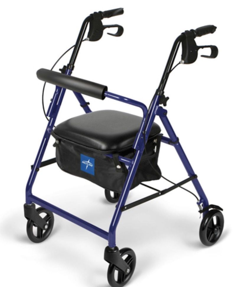Medline Steel Rollator Walker  BRAND NEW