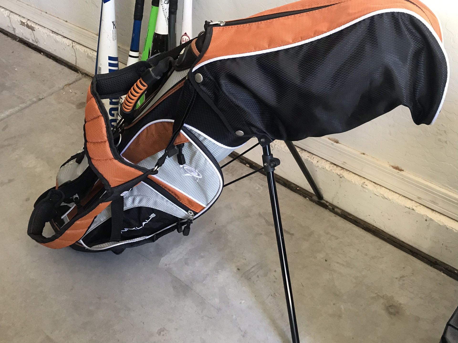 Youth Golf Clubs and bag