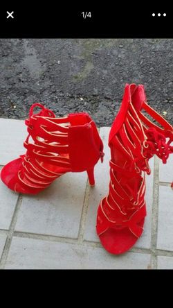 Red high heels