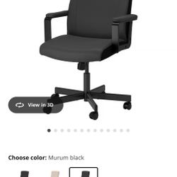 Black IKEA Desk Chair 