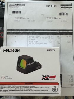 Holosun HS507K X2 - 2 MOA Dot - 32 MOA Circle - BRAND NEW
