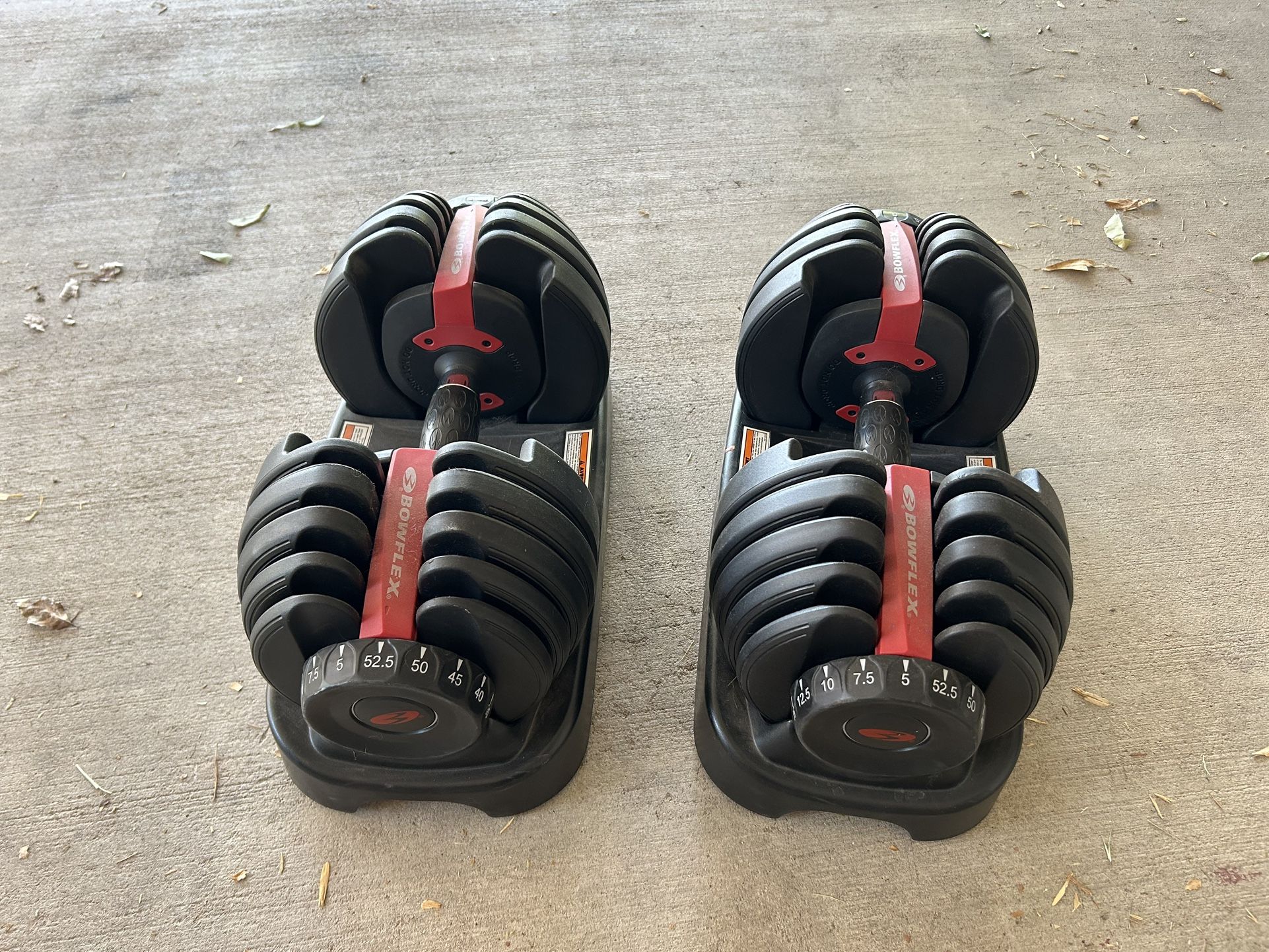 Bowflex adjustable Dumbbells